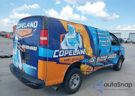 2016 Chevrolet Express 2500 Work Van из США, поврежденный, VIN 1GCWGAFF6G1319690